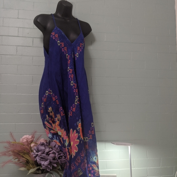 Theodore and Callum full length blue swim cover up. - Picture 9 of 9